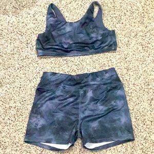 Swimsuit;dark blue,black